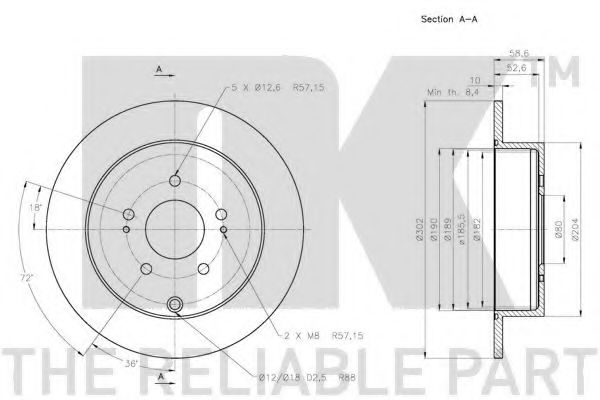 Disc frana 2