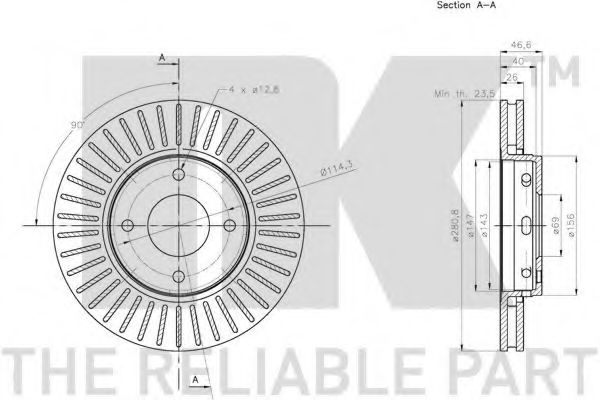 Disc frana 2