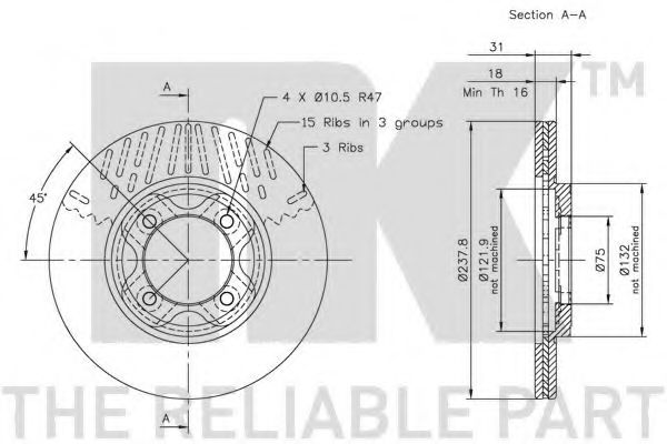 Disc frana 1