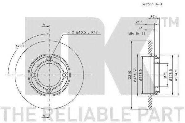 Disc frana 1