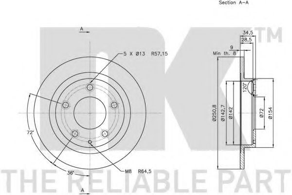 Disc frana 1