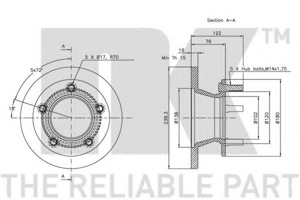 Disc frana 1