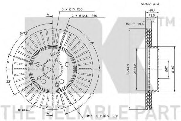Disc frana 1