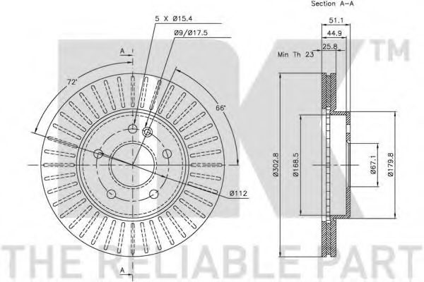 Disc frana 1