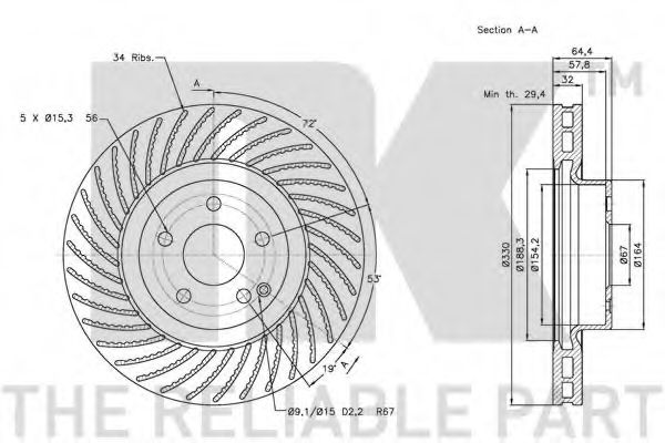 Disc frana 1
