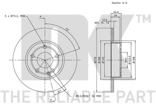 Disc frana 1