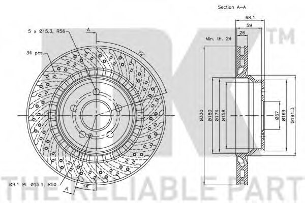 Disc frana 1