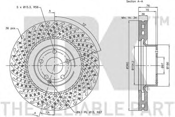 Disc frana 1