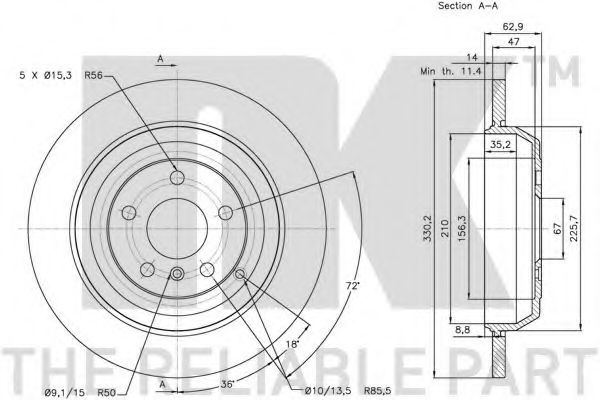 Disc frana 1