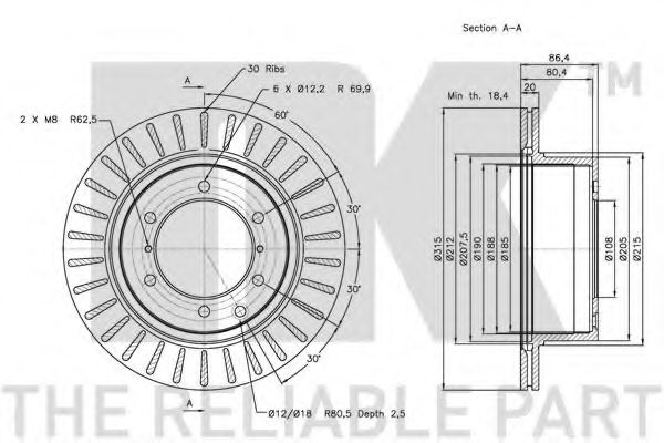 Disc frana 2