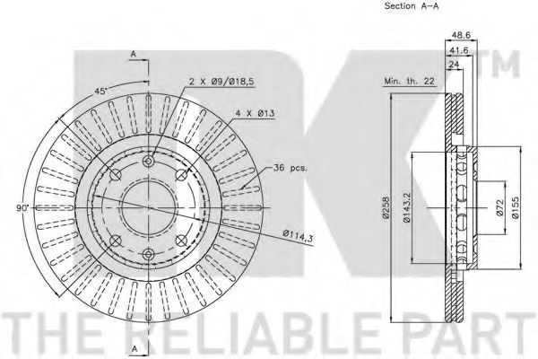 Disc frana 1