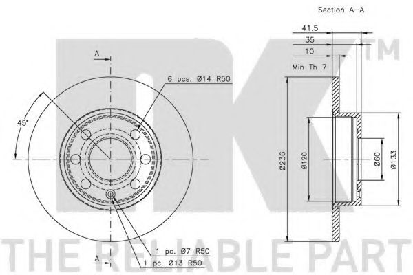 Disc frana 1