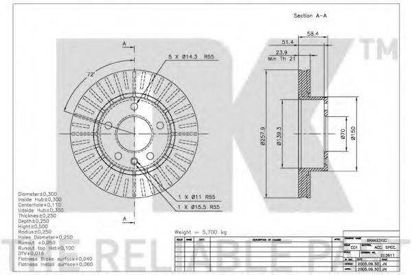 Disc frana 1