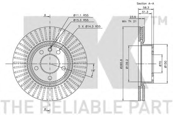Disc frana 1
