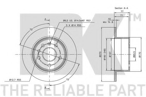 Disc frana 1
