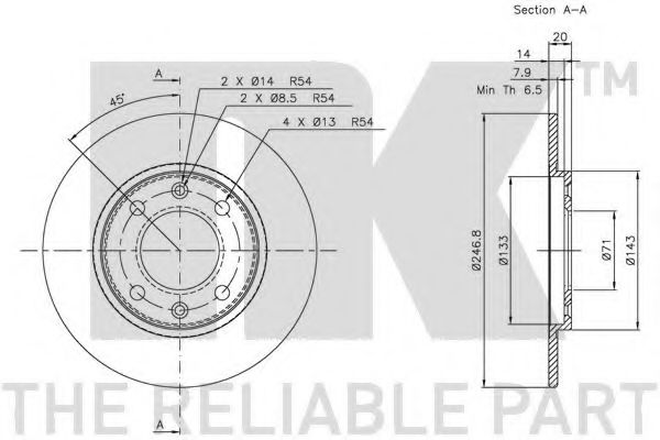 Disc frana 1