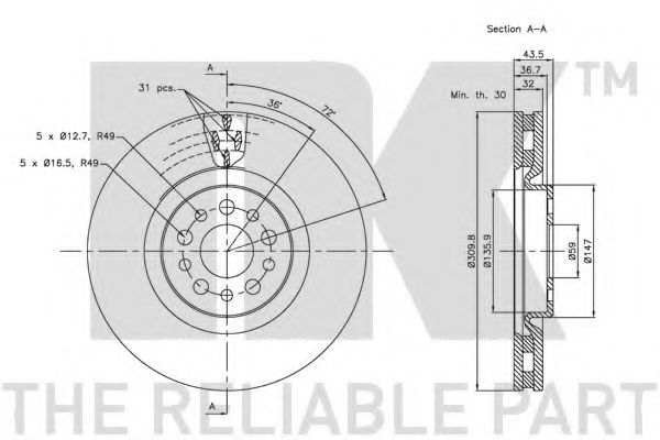 Disc frana 1