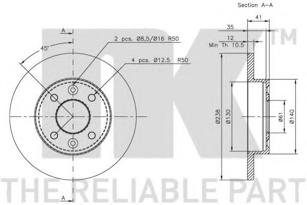 Disc frana 2