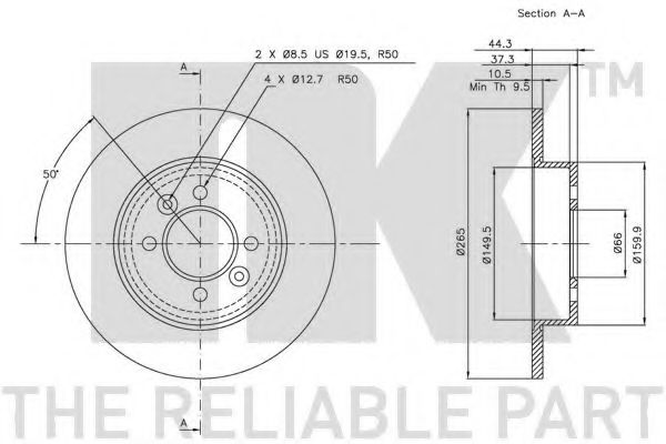 Disc frana 1