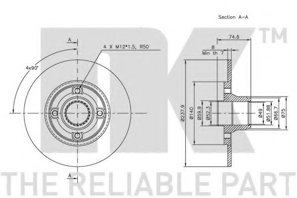 Disc frana 1