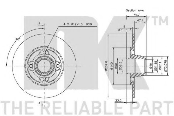 Disc frana 1