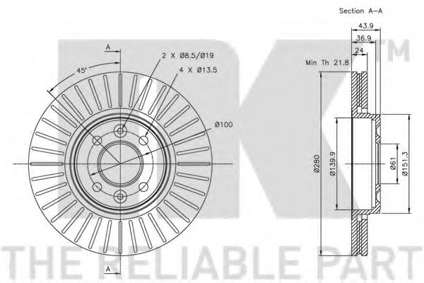 Disc frana 2