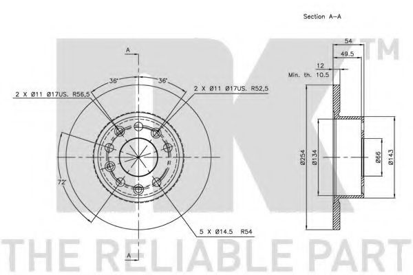 Disc frana 1