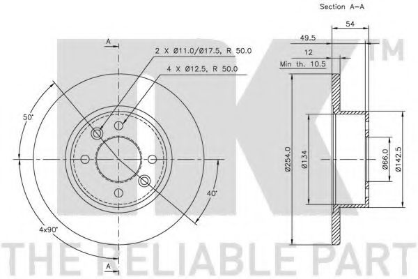 Disc frana 1