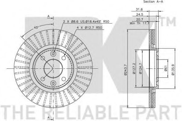Disc frana 1