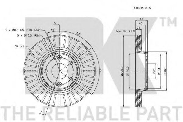 Disc frana 2