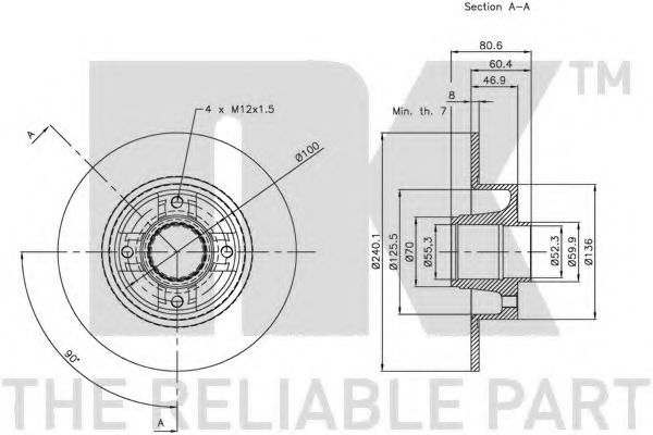 Disc frana 1