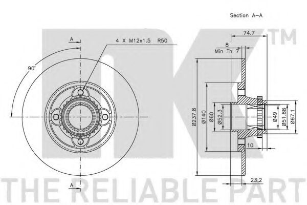 Disc frana 1