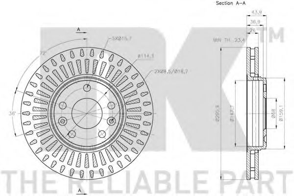 Disc frana 1