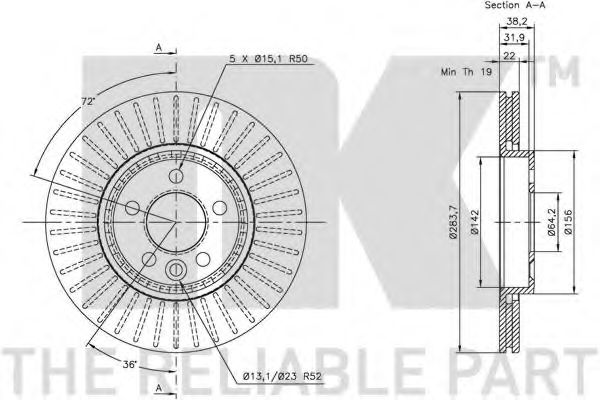 Disc frana 1