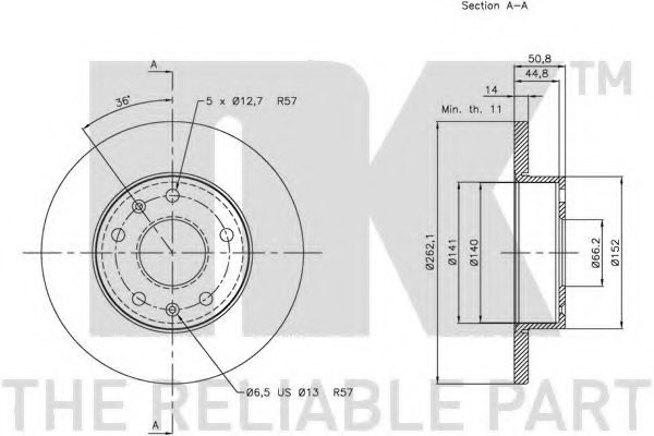 Disc frana 1