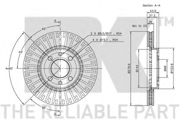 Disc frana 1