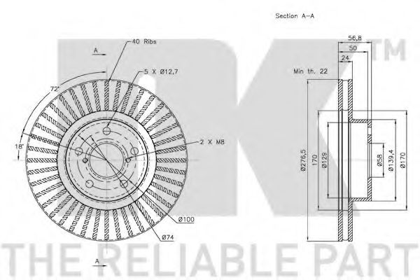 Disc frana 2