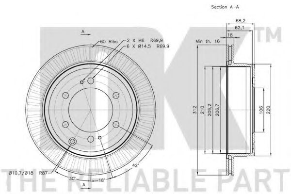 Disc frana 1