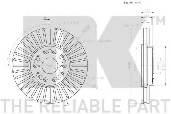 Disc frana 1