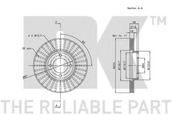 Disc frana 1