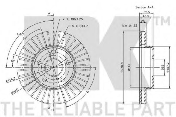 Disc frana 1