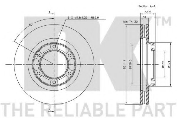 Disc frana 1