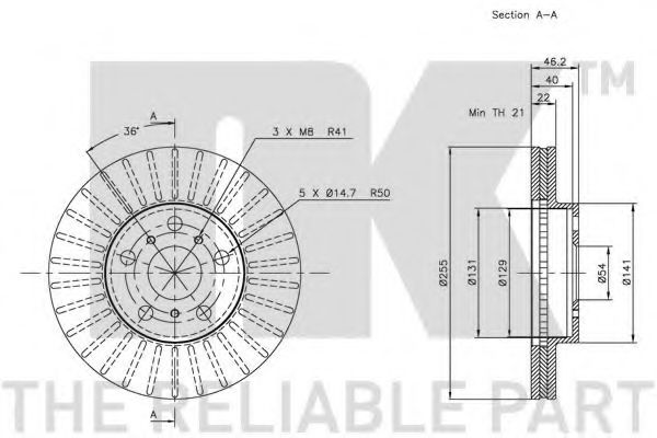 Disc frana 1
