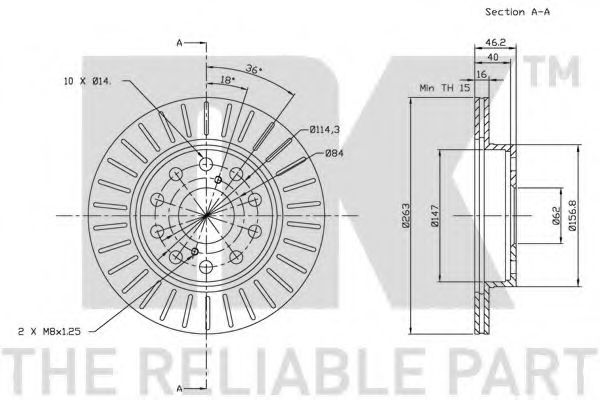 Disc frana 1