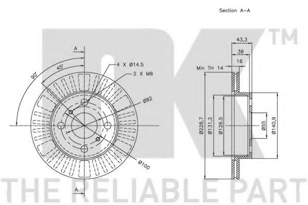 Disc frana 1
