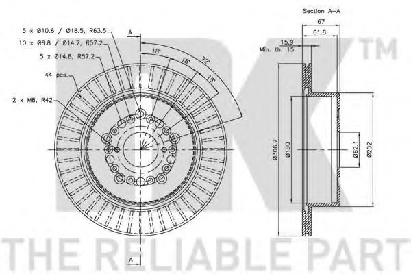 Disc frana 1