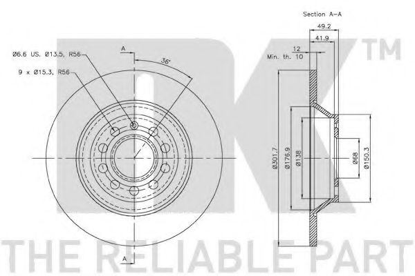 Disc frana 2