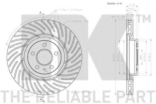 Disc frana 1