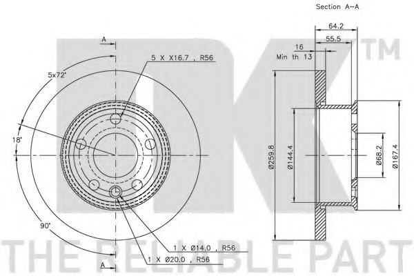 Disc frana 1