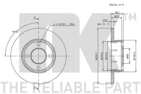 Disc frana 1